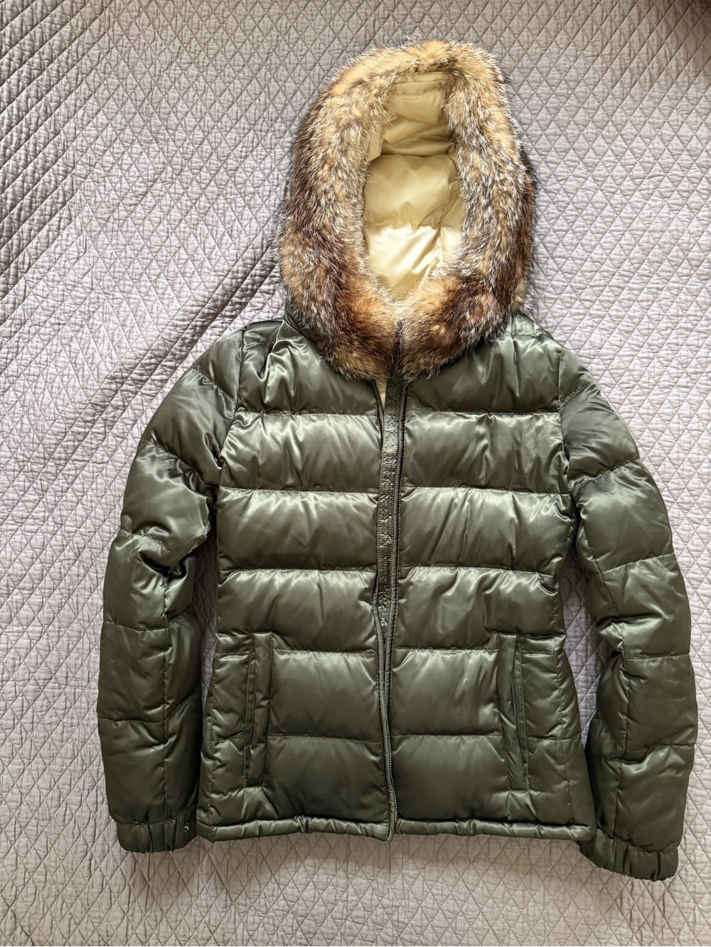 Prada Sport Olive Green Puffer